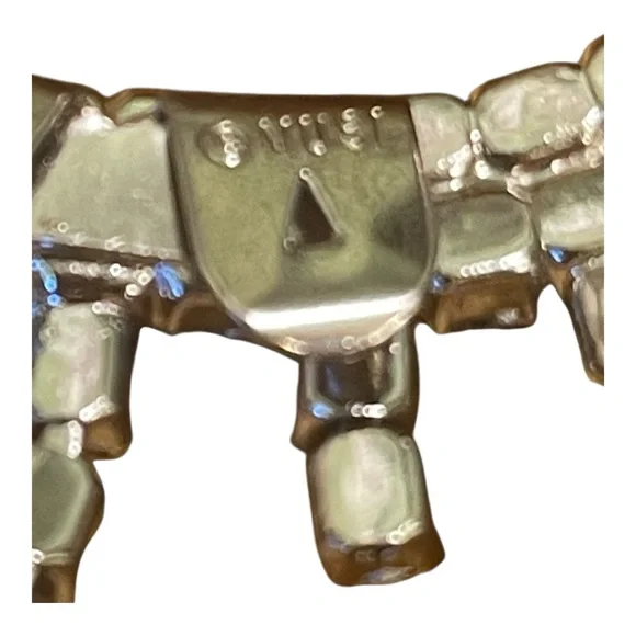 Musi Vintage 1950s Distinctive Mid-Century Clear Diamante Shoe Clips. Amazing! - Picture 5 of 5